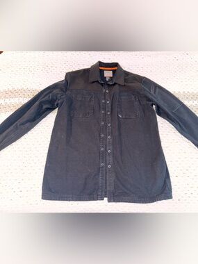 5.11 Tactical Men's Black Button-Up Shirt Jacket
